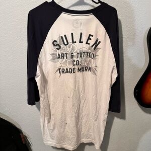 Sullen Men's Long Sleeve Tee - Black and White